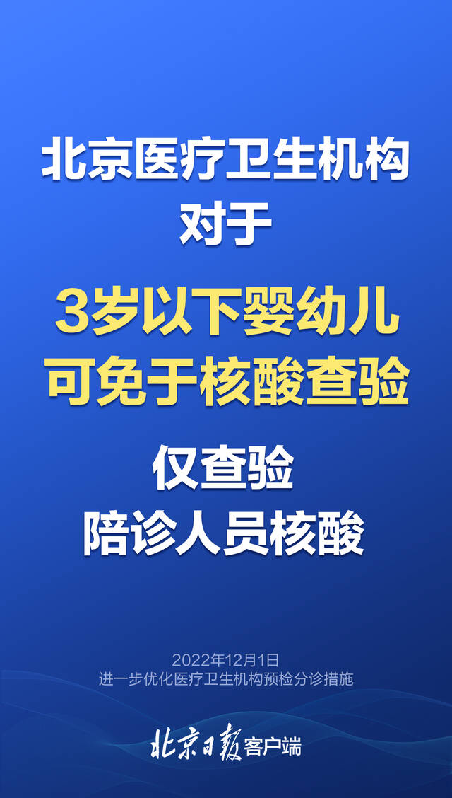 不参加社区核酸筛查人员如何就医？北京最新要求