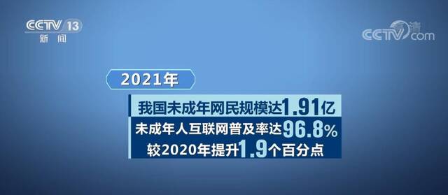 未成年人互联网普及率达96.8% 触网低龄化