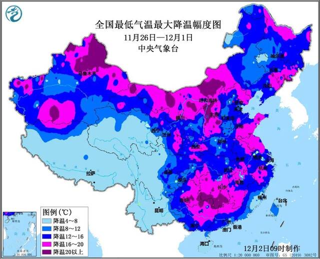 寒潮综合强度达到历史同期第五！南方低温仍将持续