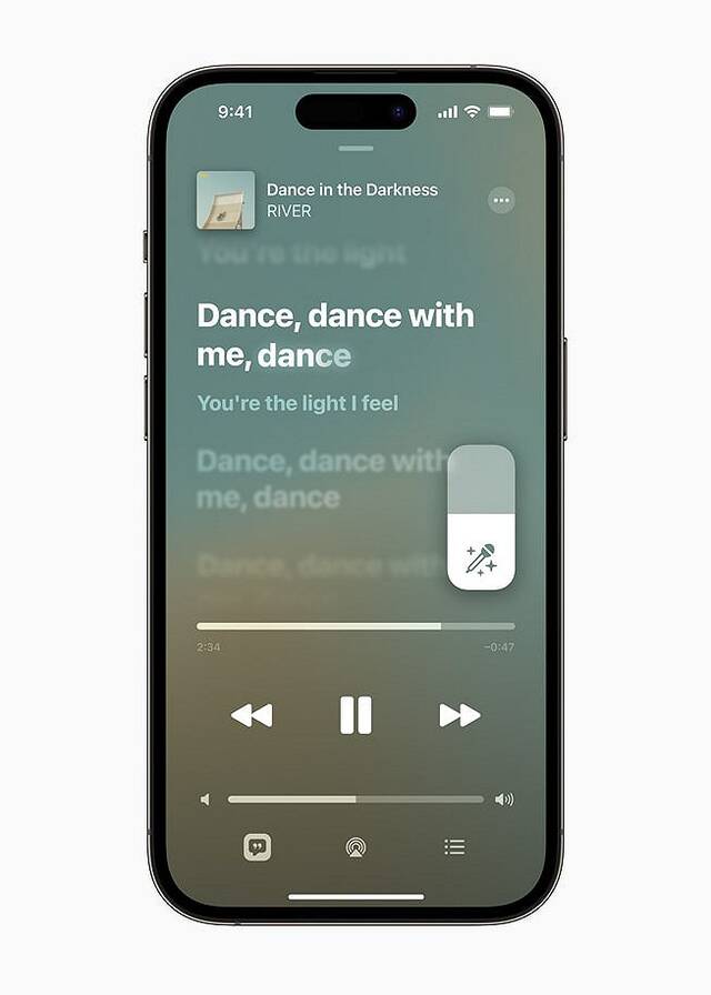 苹果推出歌词跟唱功能Apple Music Sing