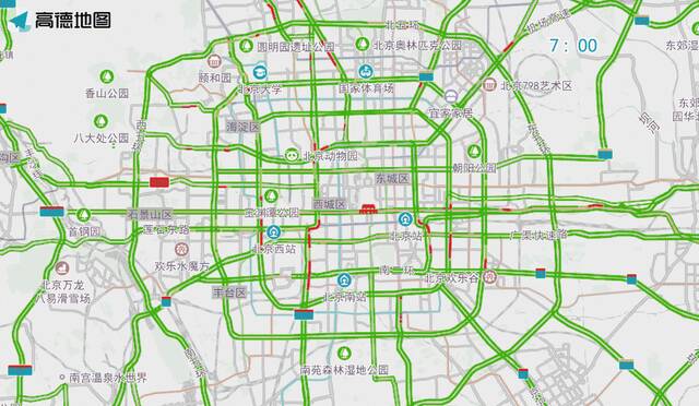 高峰时段重回北京，下周早晚高峰部分路段预计拥堵