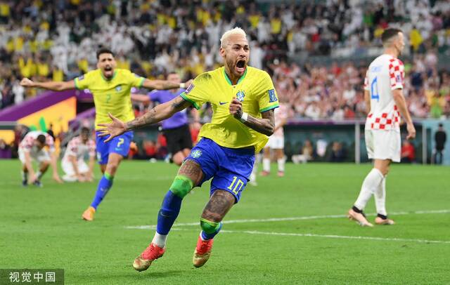 克罗地亚点球大战淘汰巴西，队史第三次挺进世界杯四强