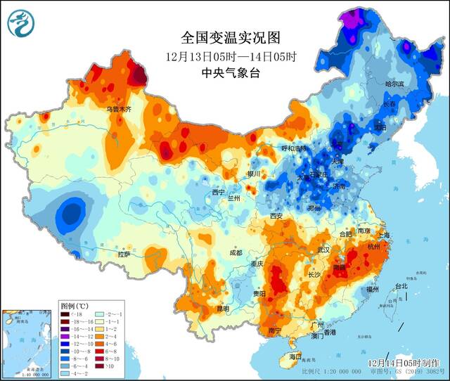 强冷空气即将影响我国大部地区 气温将创新低