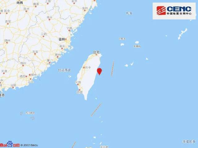 台湾花莲县海域发生5.9级地震 厦门网友：震感明显！