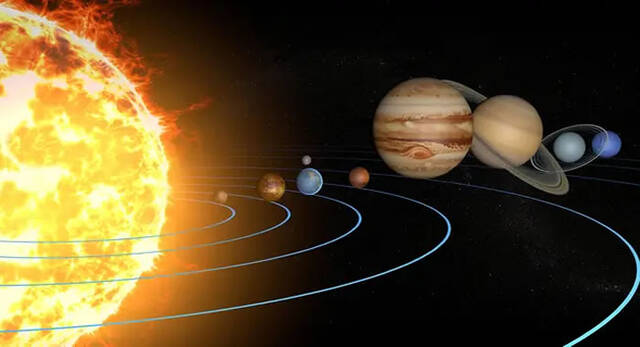 2022年即将迈入尾声太阳系八大行星大团圆齐聚夜空
