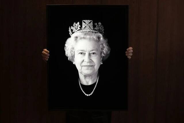 资料图：英国已故女王伊丽莎白二世。图/视觉中国