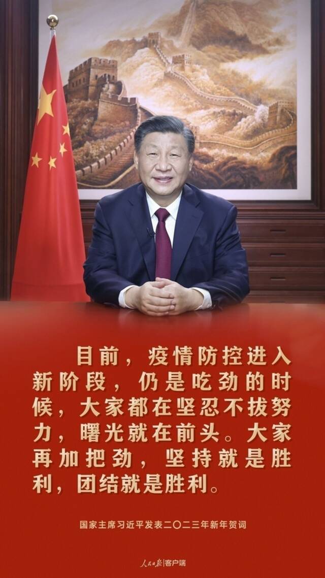 习近平：祝愿大家新年快乐、皆得所愿！