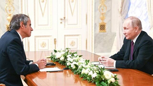 克宫：如有必要，普京将与国际原子能机构主席格罗西对话