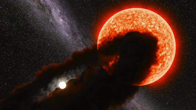 捕捉到罕见恒星日食 Gaia17bpp被伴星的尘埃笼罩了七年