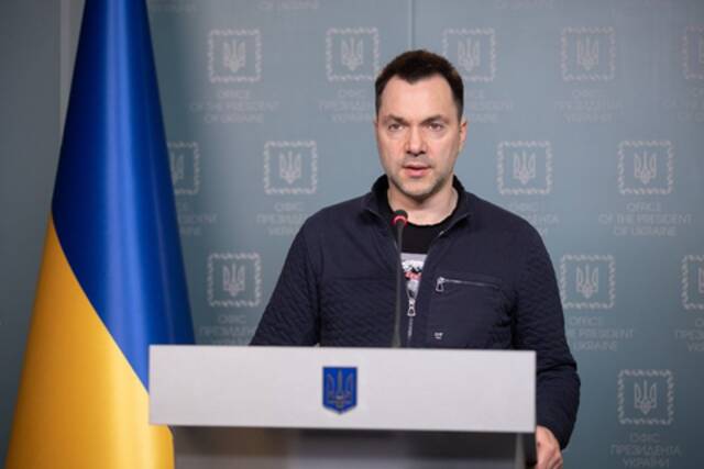 英媒：乌克兰总统顾问宣布辞职，此前发表争议言论引乌方“内讧”