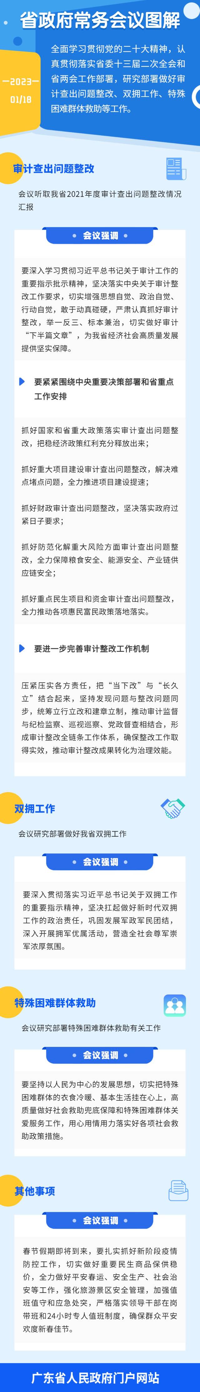 图解：王伟中主持召开省政府常务会议强调 扎实抓好审计查出问题整改 为经济社会高质量发展提供坚实保障