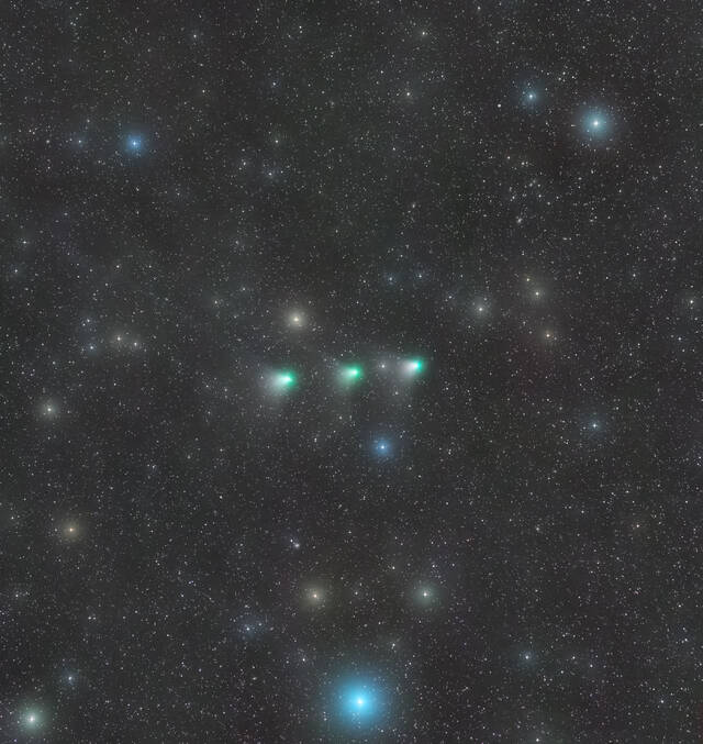 绿色彗星C/2022 E3 ZTF向地球前进