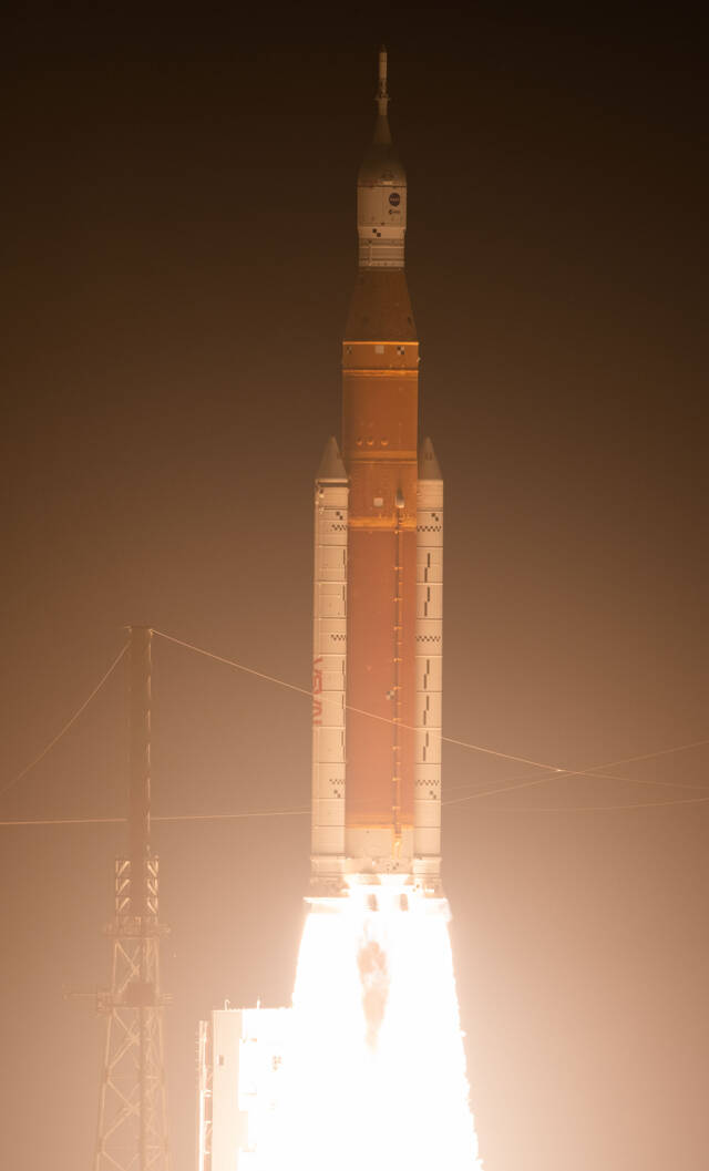 第一次太空发射系统SLS飞行数据为NASA未来的阿尔忒弥斯任务做准备