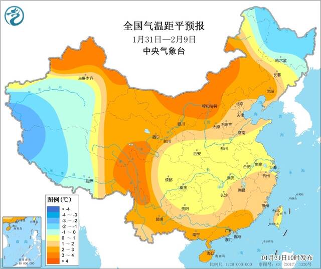 中央气象台：北方地区气温多起伏 南方地区将持续阴雨