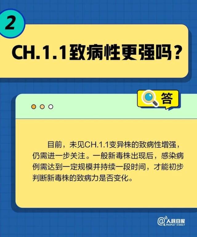 CH.1.1致病性更强吗？会引发二次感染吗？解读来了！