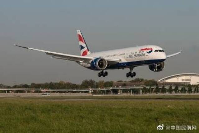 英国航空宣布将恢复中英航班