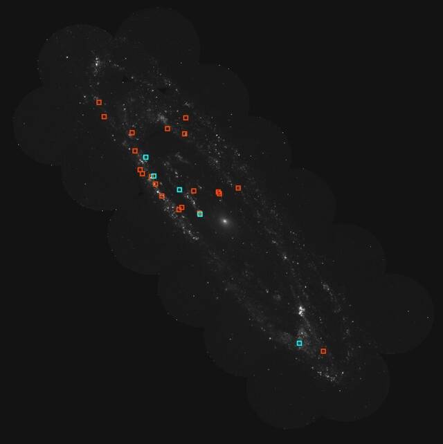 天文学家在仙女座星系中发现20颗发射紫外线的超新星残骸