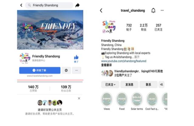 Facebook、Instagram平台部分数据截图