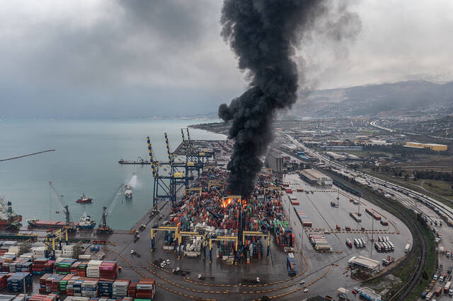伊斯肯德伦港是土耳其的地中海港口，处于地震重灾区。