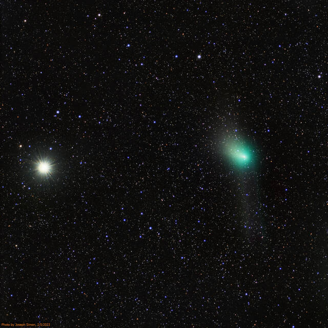 绿色彗星C/2022 E3(ZTF)可能会永远离开太阳系