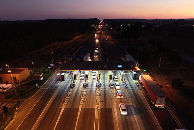 智利5号公路奇科段圣克拉拉收费站