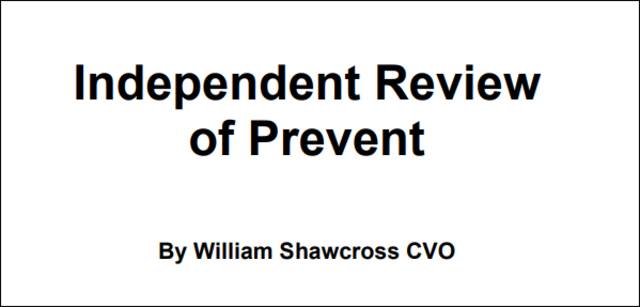 肖克罗斯对“预防”计划的审查报告封面截图自英国政府官网