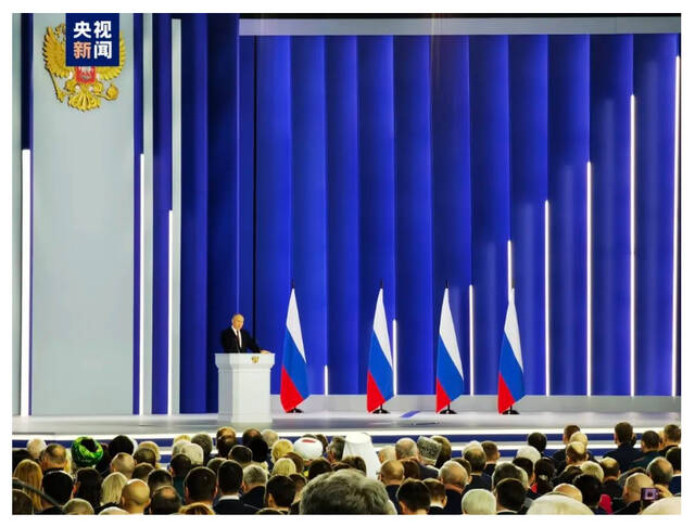 俄媒：普京演讲持续1小时45分钟，系其在联邦议会时间最长讲话