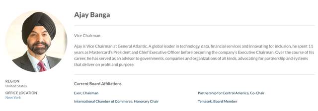 拜登提名担任世界银行行长的彭安杰是谁