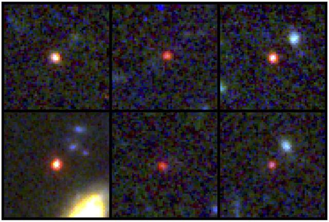 新发现的六个大质量星系颠覆科学家先前对宇宙中星系起源的理解