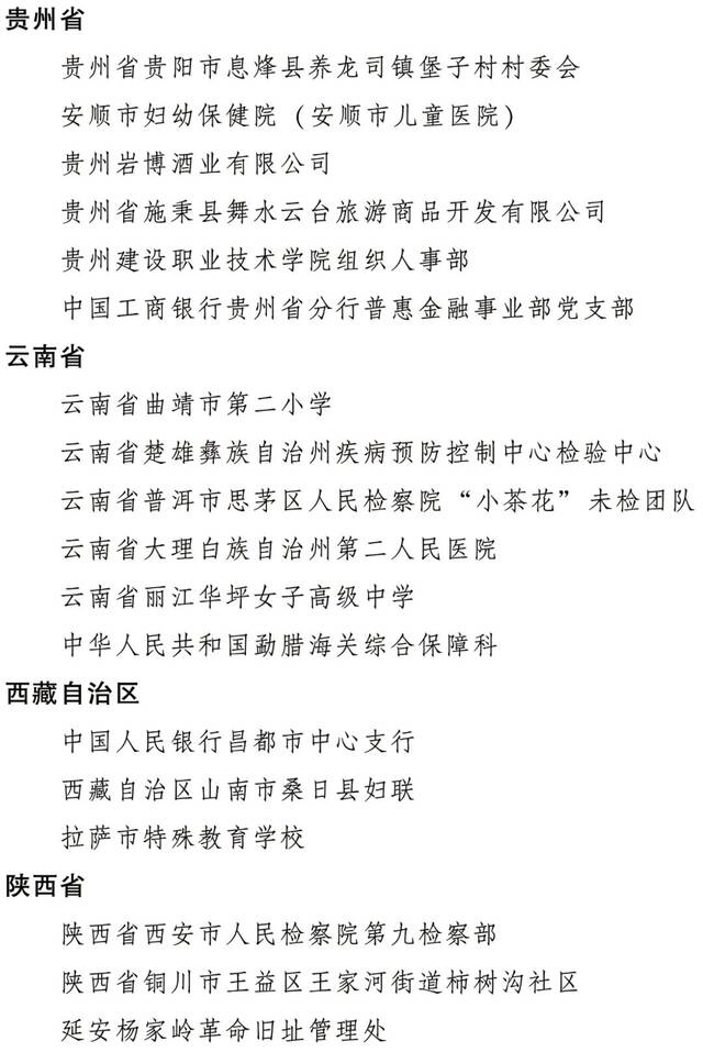 2022年度全国三八红旗手标兵、全国三八红旗手、全国三八红旗集体全名单公布