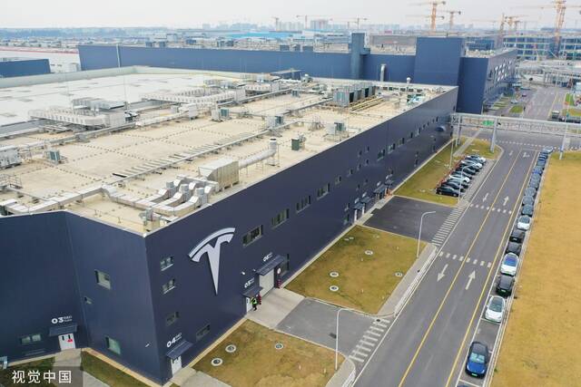 特斯拉上海工厂图片来源：视觉中国