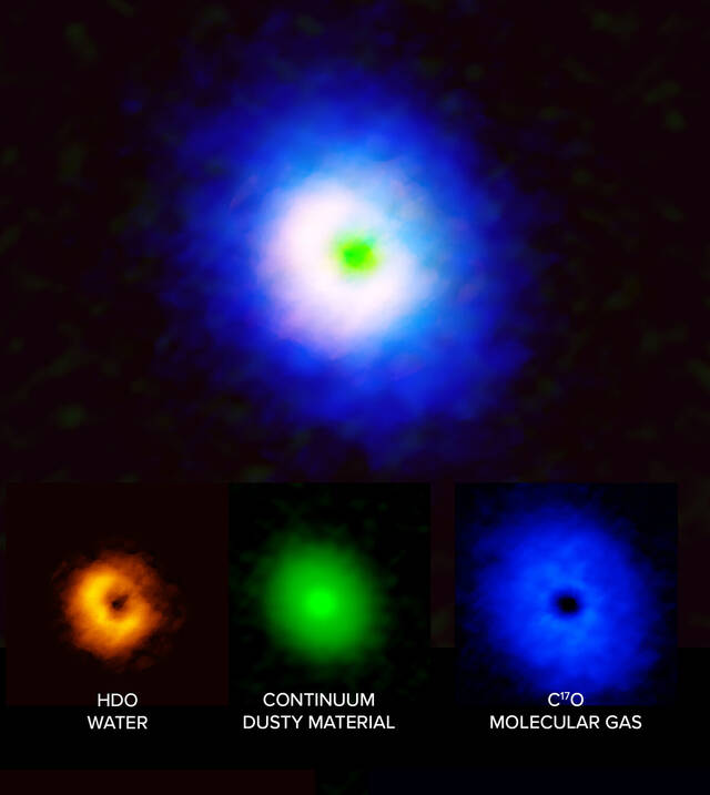 “缺失的一环”的原恒星可能证明太阳系的水比太阳更古老