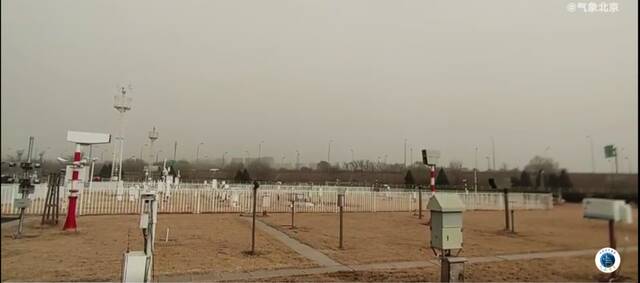  3月10日北京沙尘天气图/视频截图