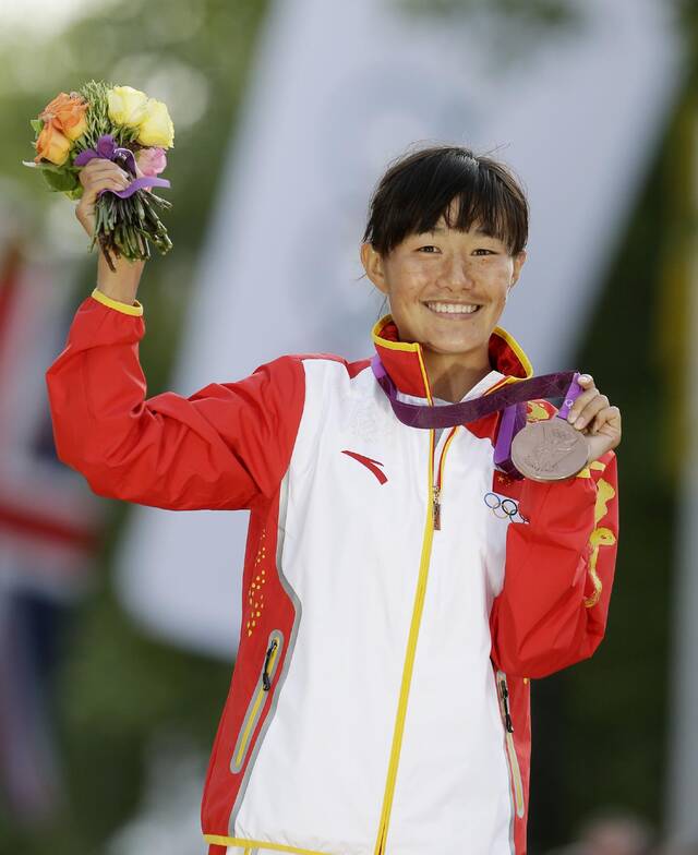 切阳什姐原本在伦敦奥运会是铜牌。