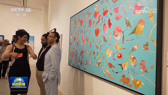 中阿知名艺术家采风作品展在开罗开幕