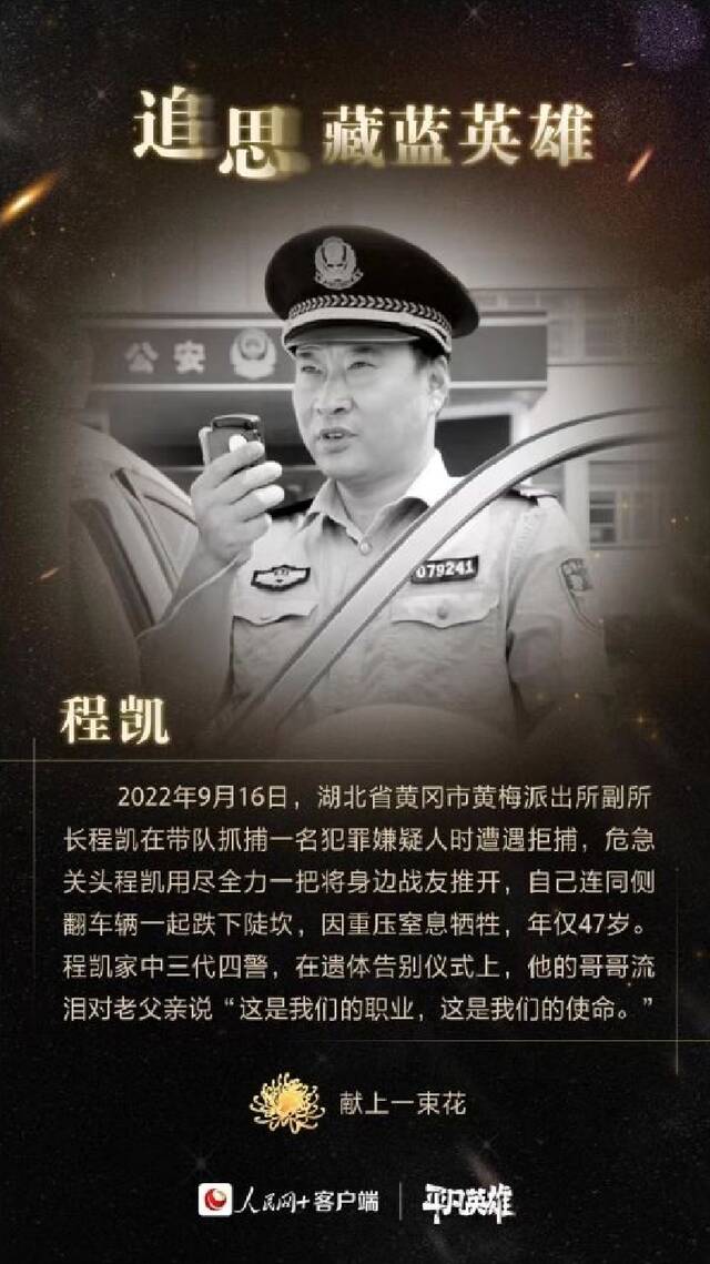 追忆忠魂，致敬藏蓝英雄！