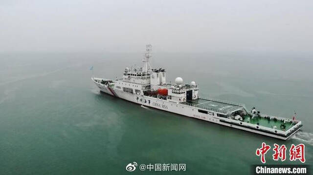 高清大图！海巡06台湾海峡中部水域巡航巡查