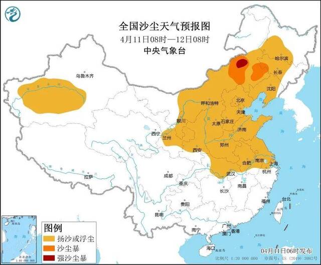 沙尘天气，波及18省份！多地已达严重污染