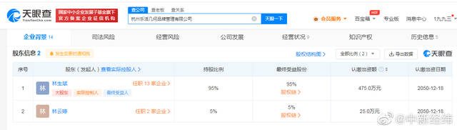 林生斌潼臻一生公司已注销