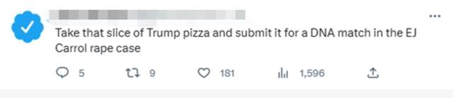 特朗普给支持者分披萨并问“有谁想要我咬过的那块吗”，网友吐槽