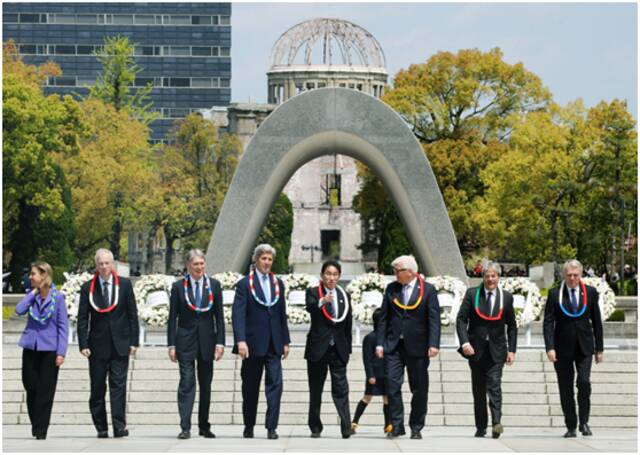 日媒曝：日方拟安排G7领导人向广岛核爆慰灵碑献花，已展开协调