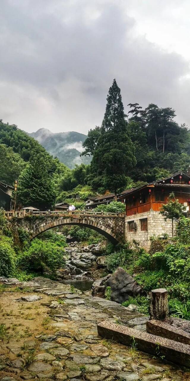 楠溪江千年风水古村落群。摄/陈淑莲