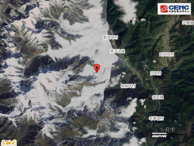 四川甘孜州泸定县发生4.5级地震，震源深度10千米