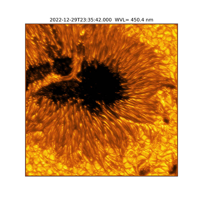 美国国家科学基金会(NSF)的丹尼尔·井上太阳望远镜发布太阳新图像