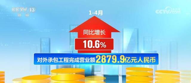 我国对外承包工程完成营业额同比增长10.6%