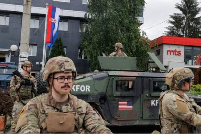 北约驻科索沃部队（KFOR）视频截图