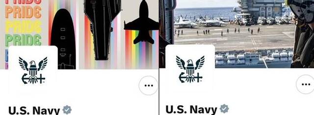 美国海军悄悄删除LGBTQ+宣传图，美媒：他们被要求远离争议话题