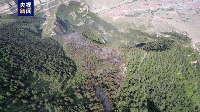 山西恒山山火明火已扑灭，系人为用火引发