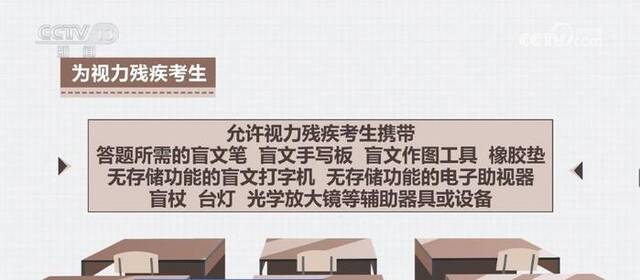 各地提供合理便利条件 为残疾考生保驾护航