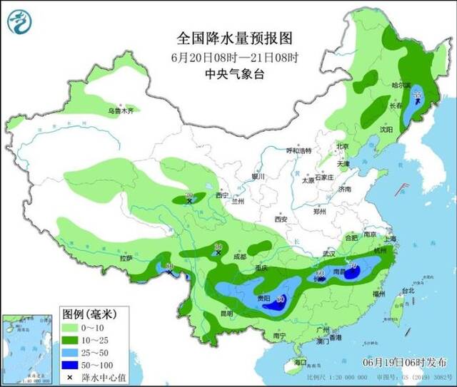 中央气象台：未来一周强降雨高温占主角 苏皖湘赣等地暴雨致灾风险高